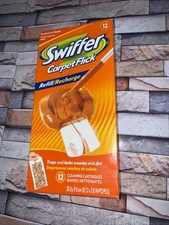 SWIFFER Carpet Flick Refill 12 Pack Cleaning Cartridges Discontinued