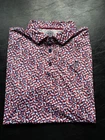 NWT MEN'S FLAG & ANTHEM POLO, SIZE: M, COLOR: RED/WHITE/BLUE STARS (M5.17)