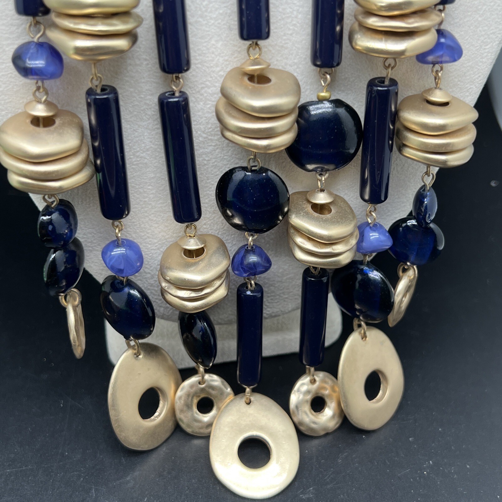 Chico's  Chunky Beaded Statement Adjustable Neckl… - image 3