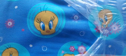 POLKA DOT TWEETY BIRD Theme Cotton Fabric - 10 Yards By VIP - VINTAGE - NEW - Picture 4 of 6