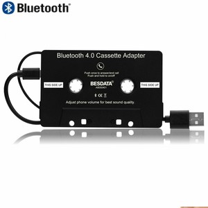 New Bluetooth Car Music Audio Receiver Cassette Player Adapter Aux