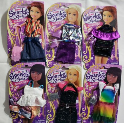 6 new lot of Sparkle Girlz Fashion Outfit and accessory  by ZURU ..#9..