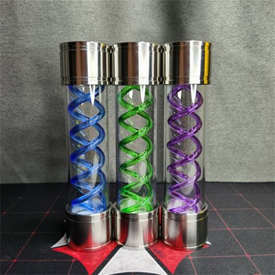 Resident Evil 1:1 T-Virus Glass Bottle Glass Test Tube W/Laboratory ID Card Prop