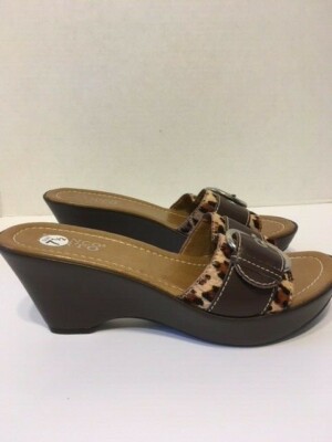 franco sarto leopard sandals