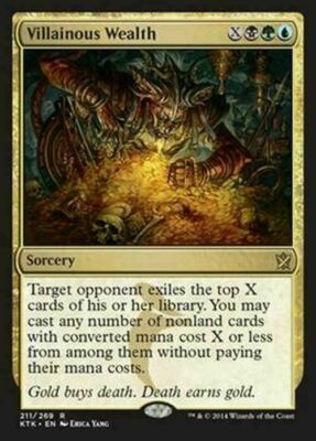 Villainous Wealth ~ Khans of Tarkir [ EX ] [ Magic MTG ]