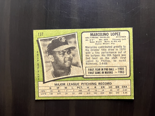 1971 Topps Baseball #1-262. You-Pick Complete-Your-Set. Low Ship. Up to 10% Off - Picture 267 of 501
