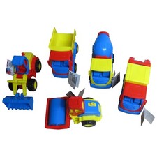 Wahlweise Radlader Betonmischer Kipplaster Walze Müllauto oder Set