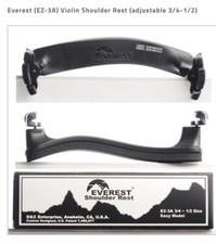 Violin Shoulder Rest 1/2  3/4 Everest Product  EZ-2A