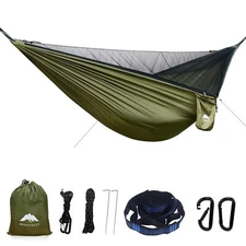 Camping Hammock - Portable Hammock with Mosquito Net, Lightweight B... Fast Ship