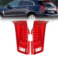 LED Tail Lights Rear Brake Lamp For 2010-2016 Cadillac SRX Red Left+Right Side