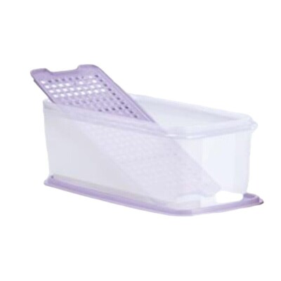 NEW Tupperware Easy Crisp Large Refrigerator Container Keeper 4.5L w/ Grid
