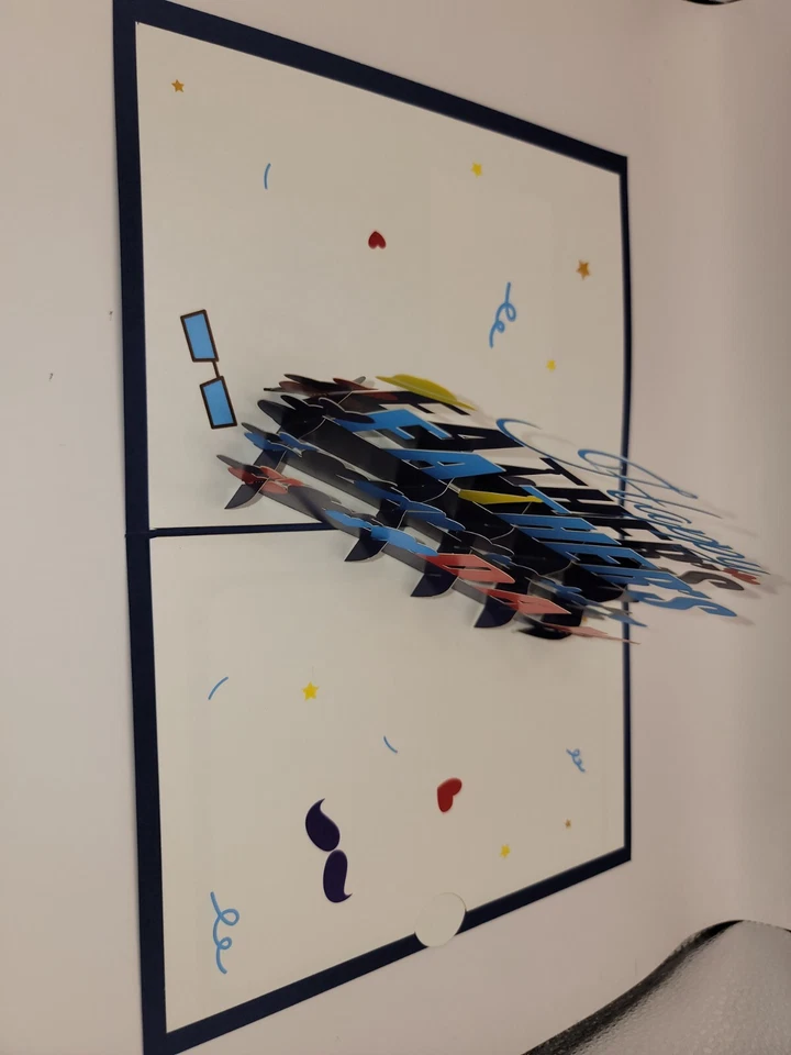 Pop Up Happy Fathers Day Greeting Card  #82 - Image 4 of 4