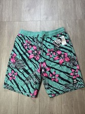 Neff Floral Swim Trunks Board Shorts Men s Small S Graphic Print New