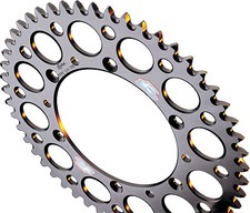 Renthal Ultralight Weight Rear Aluminum Sprocket 49T Black 154U-520-49GRBK
