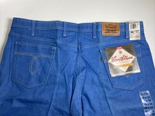 Vintage Levis Action Jeans 46x32 NWT NOS Made in the USA Blue Pants