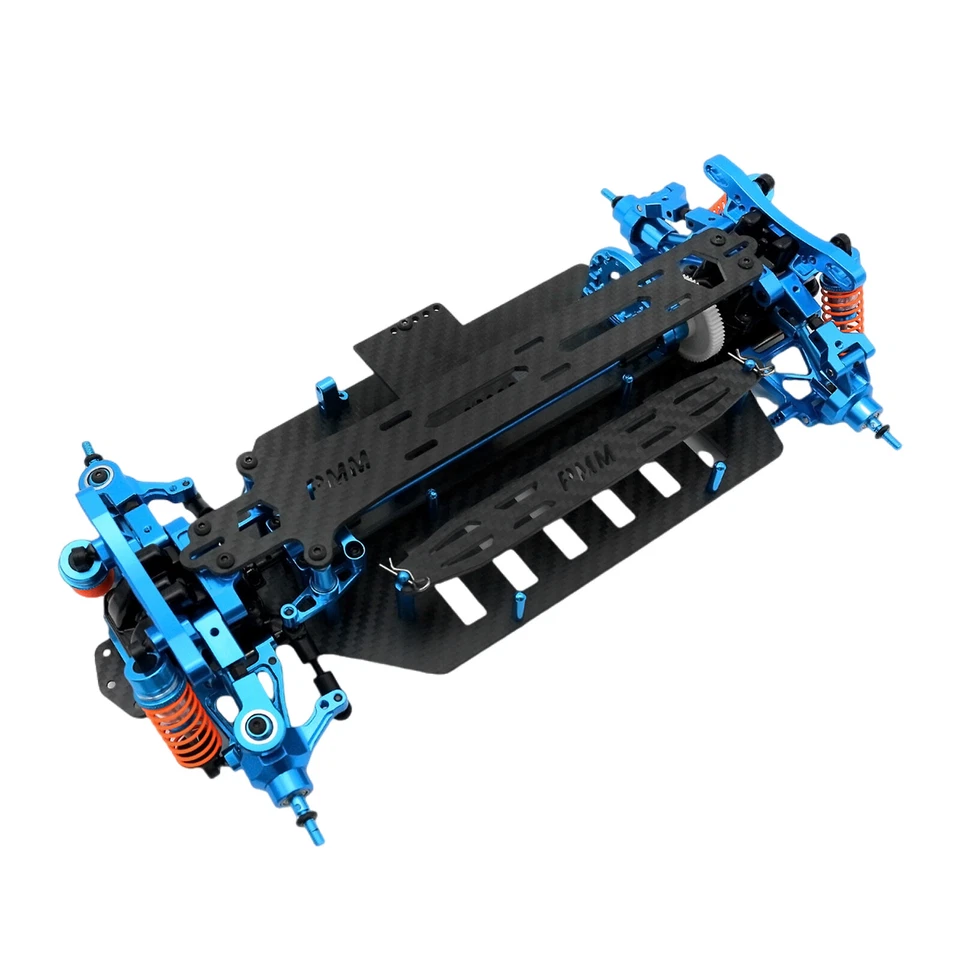 1/10 Alloy Upgrade RC Chassis For Tamiya TT02 Frame Kit Shaft Drive Touring Car - Image 2 of 4