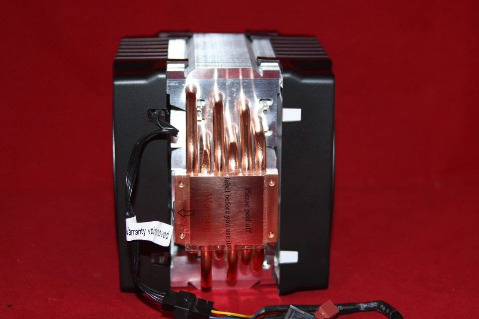 CPU Cooler, Cooler Master V6. With 6 Copper Pipes. Red LED. - Image 4 of 4