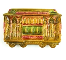 SNCO San Francisco Powell and Mason Cable Car Ceramic Ashtray