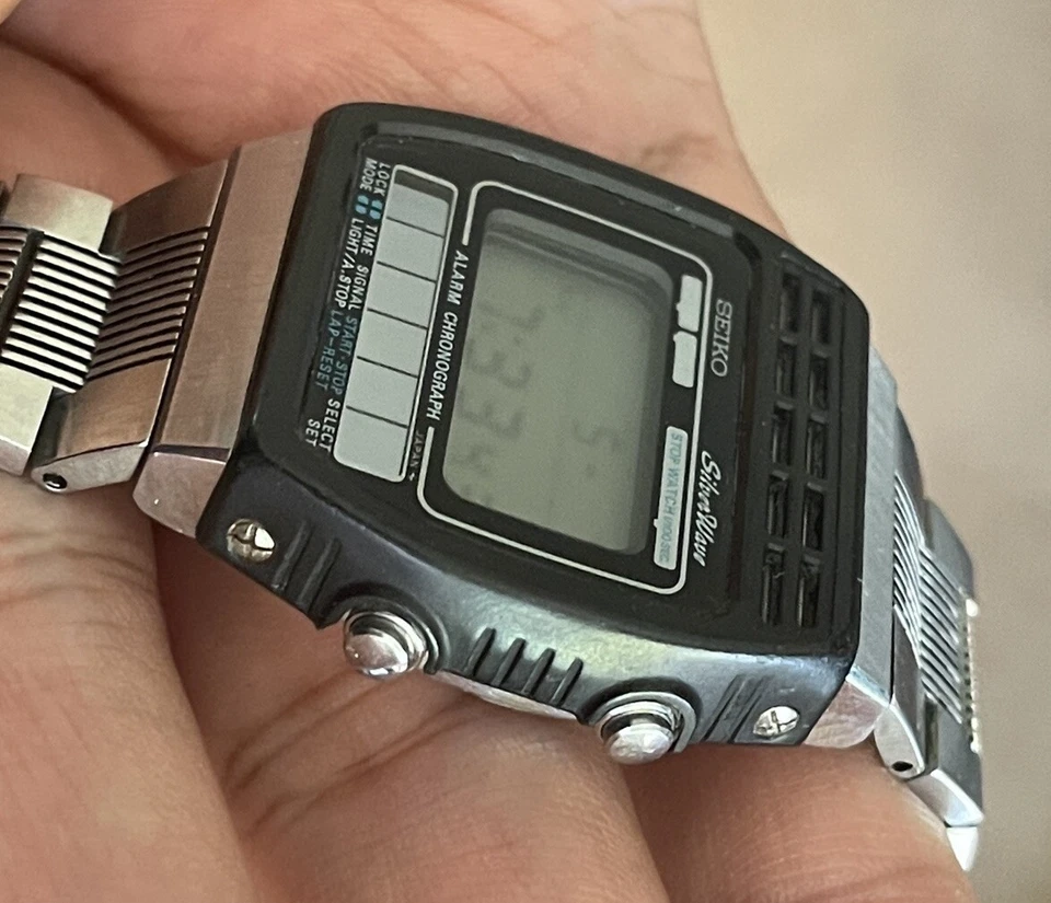1980 Seiko Silver Wave Alarm Chronograph A258-5010 - Image 2 of 4