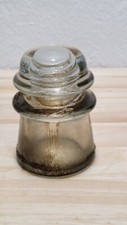 Perfect Armstrong's No 2 Made in the USA Clear Glass Insulator