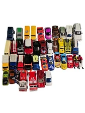Lot Of 40 Various Brands Diecast Cars Trucks Matchbox Maitso Racing Champions