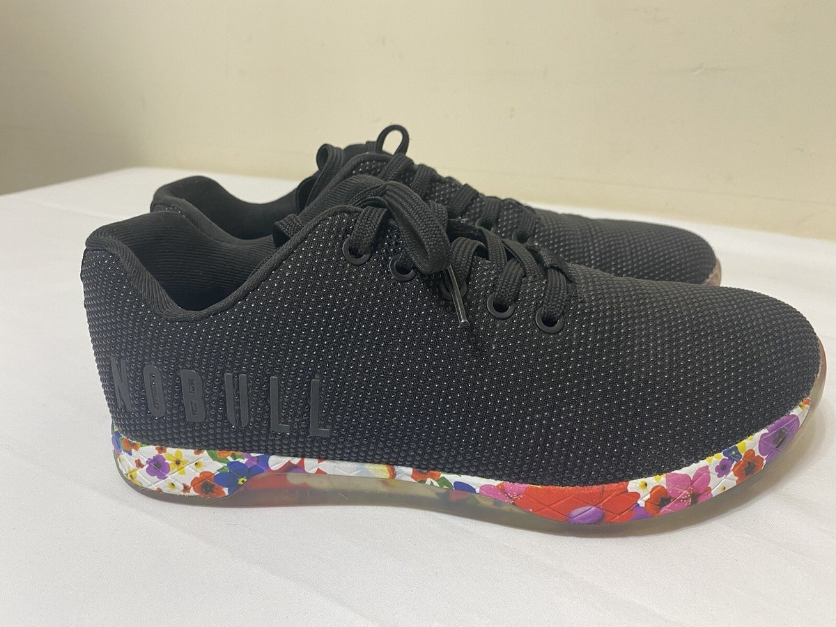 Nobull Floral Trainer Shoes Black Impact Gym Workout  display picture 1