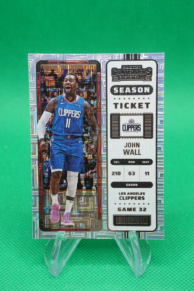 (2 Cards) 2022-23 Contenders Season Ticket #71 John Wall AS1 - Image 3 of 4