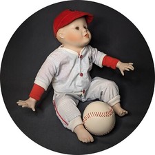 Vintage porcelain doll 