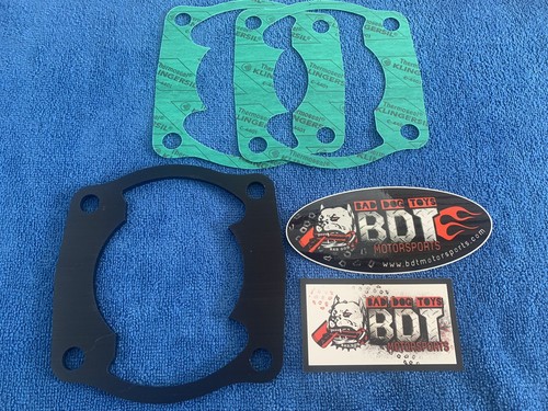 3/16" Cylinder Spacer Plate Kit For Honda TRX250R & ATC250R - BDT Motorsports Black