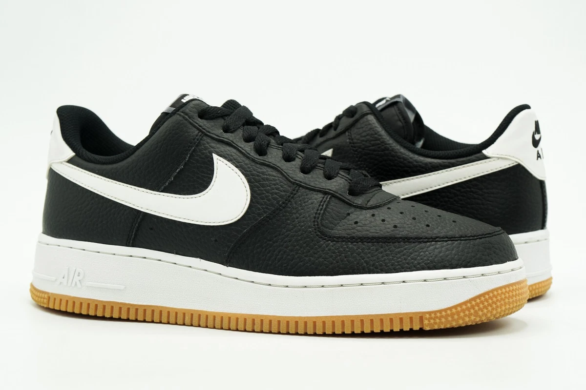 Pech Marine argument NIKE AIR FORCE 1 LOW USED SIZE 9.5 BLACK WHITE GUM COURIR CI0057 002 | eBay