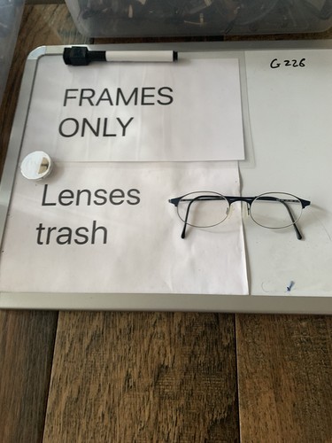 Italy Oval Eyeglasses Frames 44-16 G226 
