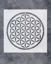 Flower of Life Mandala Stencil Template Reusable for Wall Art, Yoga Studio Decor