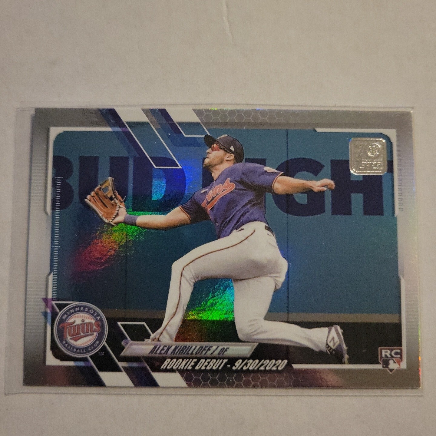 Alex Kirilloff 2021 Topps Update Rainbow Foil Rc Minnesota Twins US41 A2