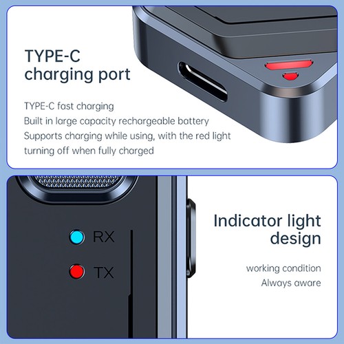 Wireless Bluetooth 5.3 Car Transmitter Receiver Adapter Call Audio 3.5mm Jack - Bild 8 von 16