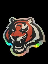 Vintage 1998 Cincinnati Bengals NFL Team Logo Vending Machine Sticker PVI Brand