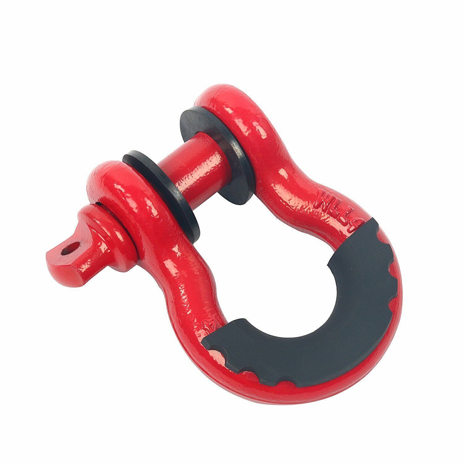 Red 3/4" D Ring Shackle Washer Kit for Tow Strap Winch Off Road Vehicle Recovery eBay