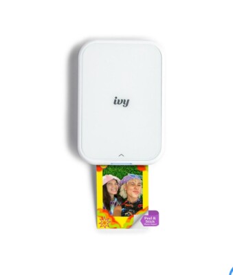 New Canon Ivy Mini Mobile Photo Printer - White and Slate Grey