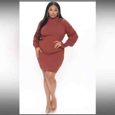 NEW Fashion Nova Milan Sweater Mini Dress Size 2X