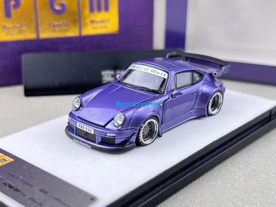 CR PGM 1:64 Purple RWB 930 Classic Sports Model Diecast Metal Car