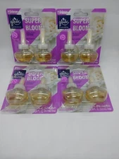 8 Refills Glade Plug Ins Limited Edition Scented Oil Refills  Super Bloom 4 Pks