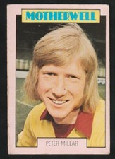 A&BC Gum Football Scottish Pink / Red Back  1973 Motherwell Peter Millar # 148