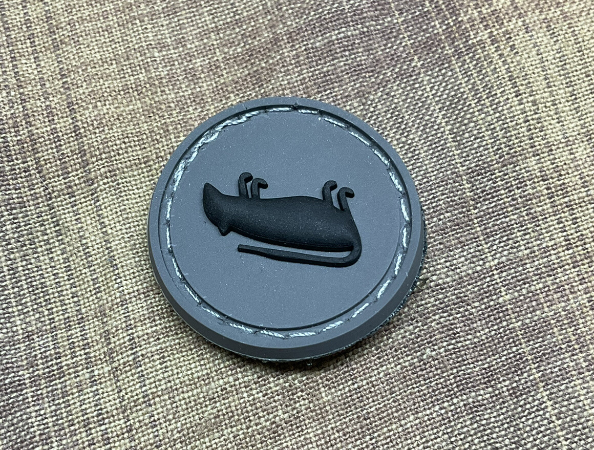 Playge Dead Rat Black/Grey Morale Pouch Patch Ranger Eyes Patch EDC