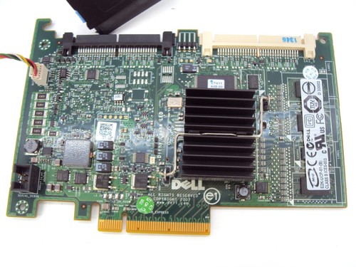 Dell T954J Perc6i SAS SATA 256MB Cache Raid Controller with Raid Cable - Bild 2 von 3