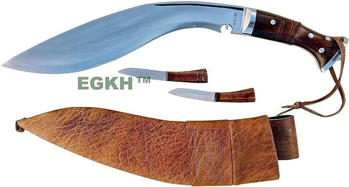 Hoja forjada a mano Gurkha Full Tang Kukri -13" hoja Primera Guerra Mundial histórica Khukuri Foto 2 de 4