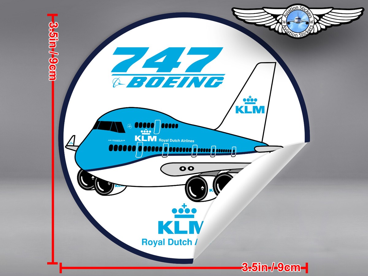 ノースウエスト/KLM機体シール KLM NW円型ノースウエスト航空KLM