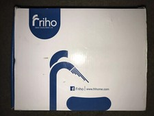 Friho Lead-Free Modern Commercial Two Handle Brushed Nickel Bathroom Faucet