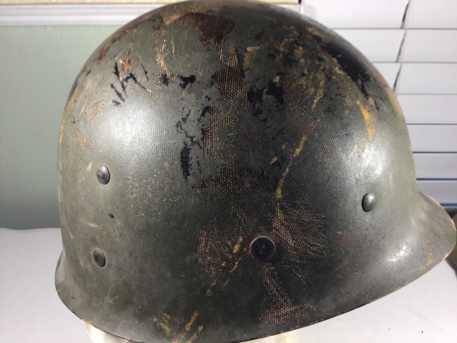 WW2 CAPAC M1 Helmet Liner with Diamond Marking eBay
