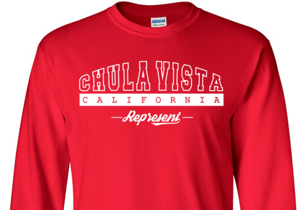 Chula Vista California State T-Shirt Long Sleeve Graphic Tees