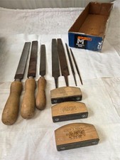 Lot de 10 râpes et limes de travail du bois AKN outils à manche en bois mixte LOT-1418
