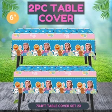 Miss RACHEL PARTY SUPPLIES BIRTHDAY DECORATION BALLOON TABLEWARE SWIRL DISPlaY